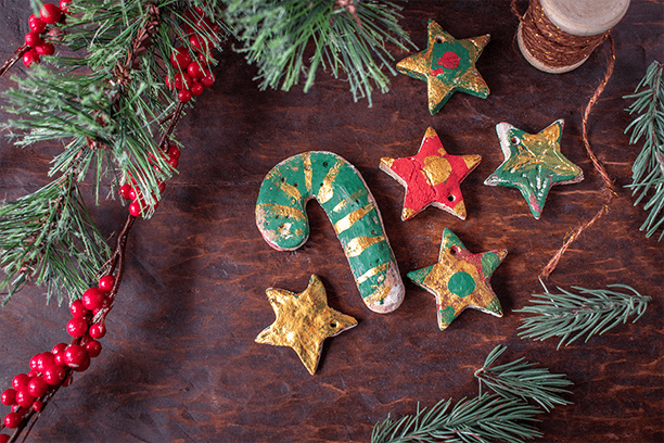 True or False? Homemade salt dough ornaments are toxic for pets Answer: True