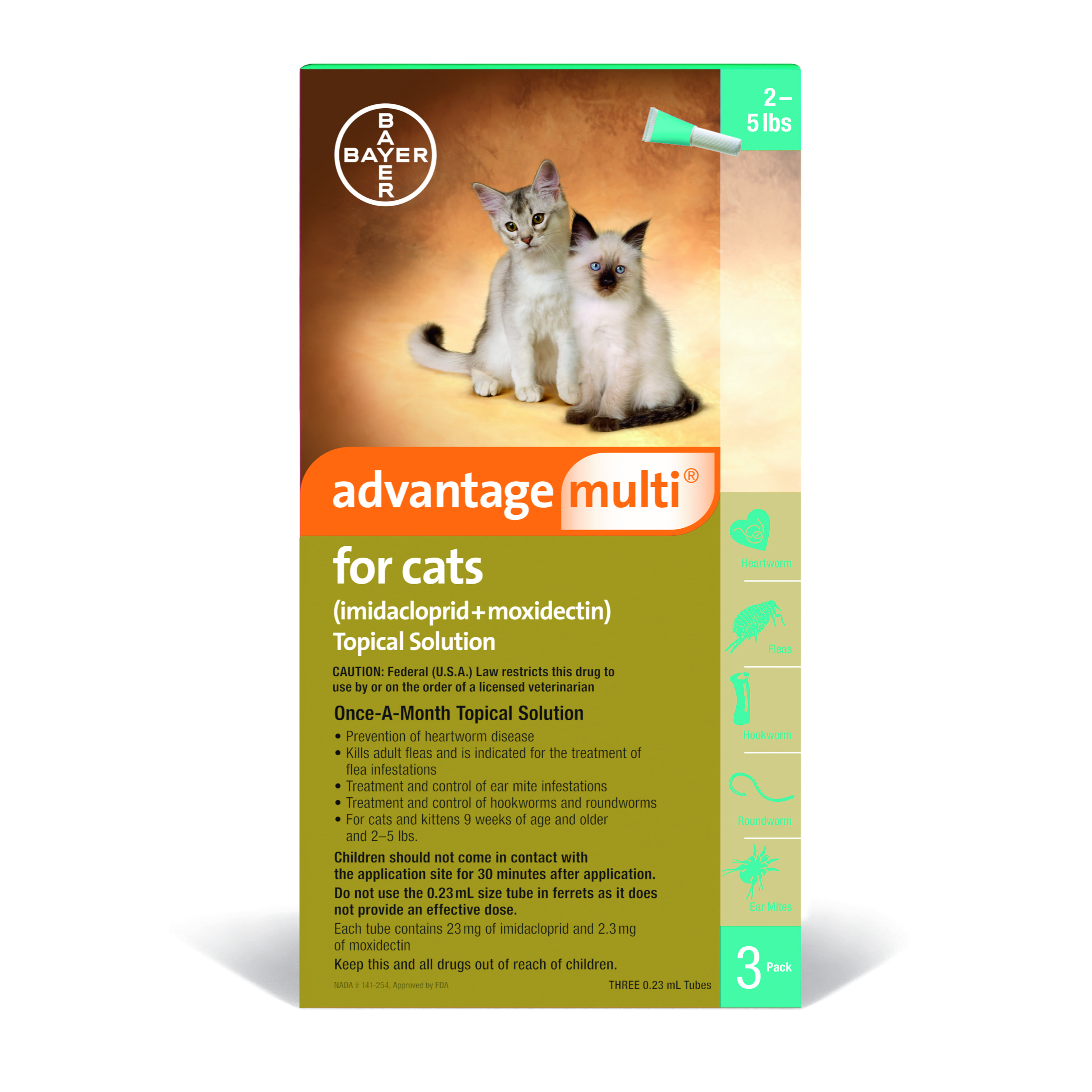 Advantage Multi® Topical Solution for Cats Shop myVCA