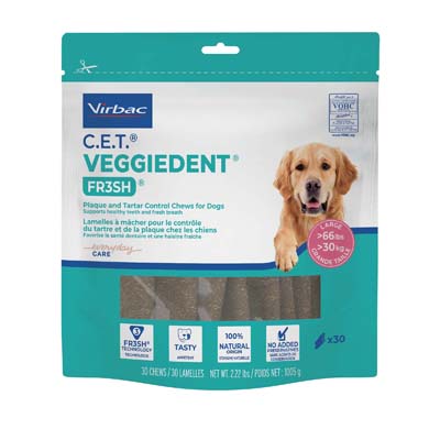 C.E.T.® VEGGIEDENT® FR3SH® Chews for Dogs | Shop myVCA