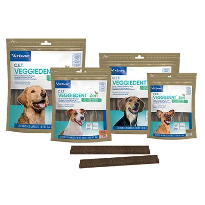 C.E.T.® VEGGIEDENT® Zen Chews for Dogs
