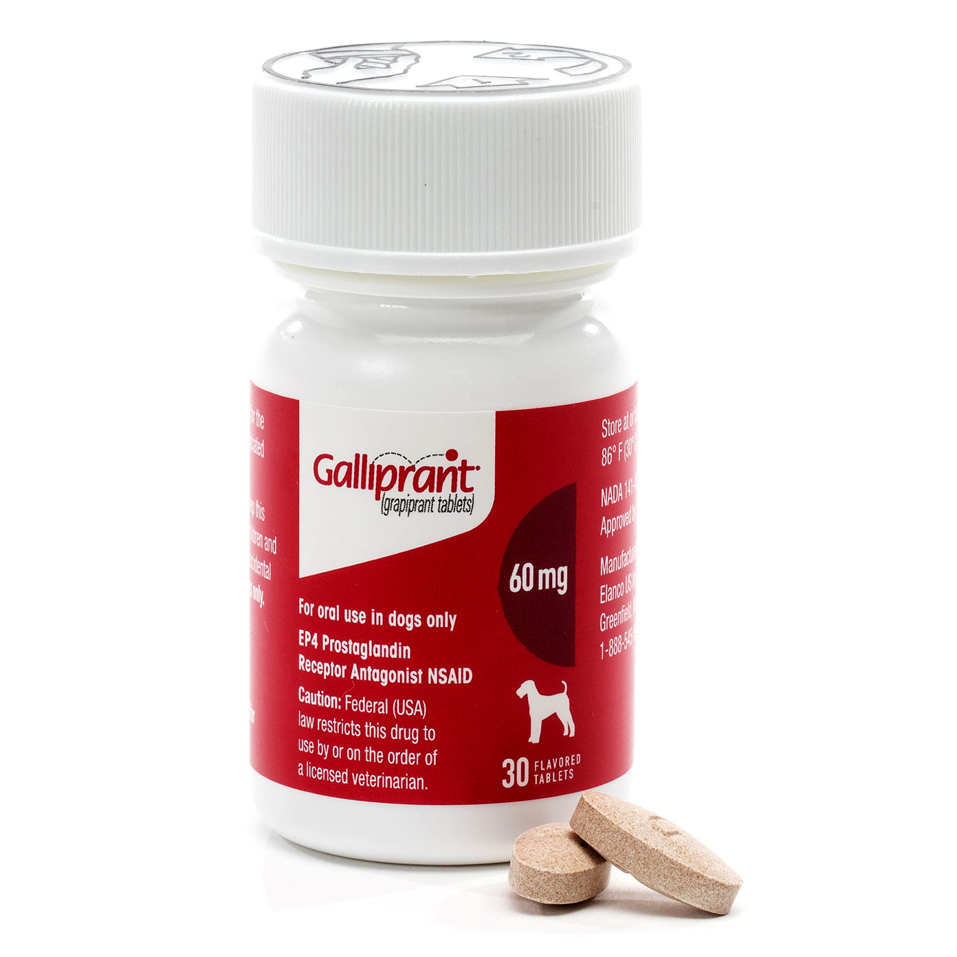 60 Mg Galliprant 100 Galliprant 100 Mg For Dogs, 30 Tablets Petco