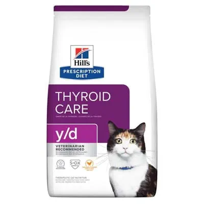 l carnitine for cats hyperthyroid Hill's Prescription Diet y/d Thyroid Care - Cat Food