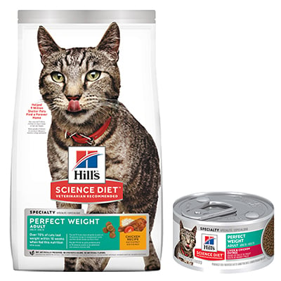 Hill s Science Diet Adult Perfect Weight Cat Food Shop myVCA