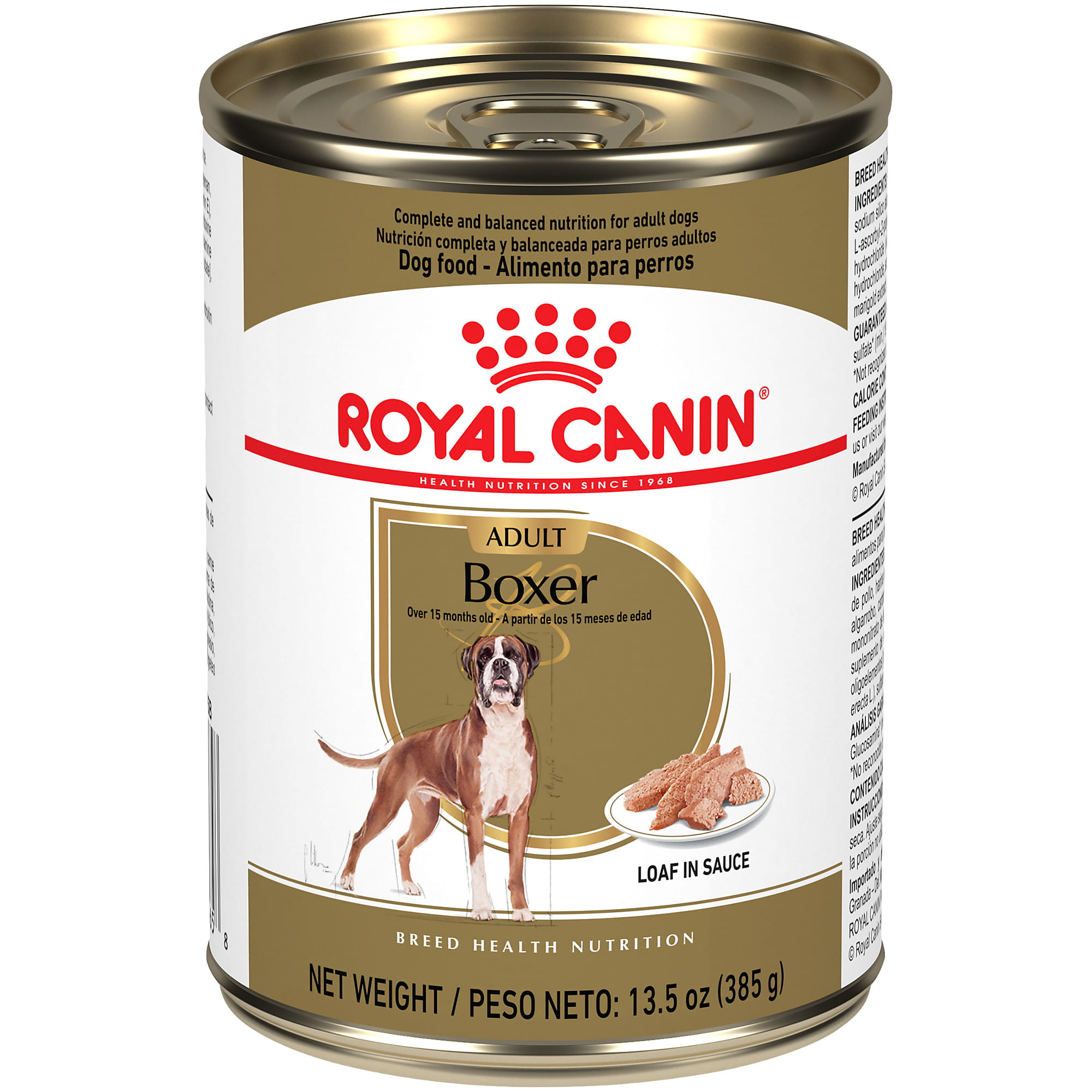 what foods have l carnitine and boxers dogs Royal Canin Breed Health Nutrition Boxer Adult Loaf in Sauce Canned Wet Dog Food Taurine & L-Carnitine: Essential for