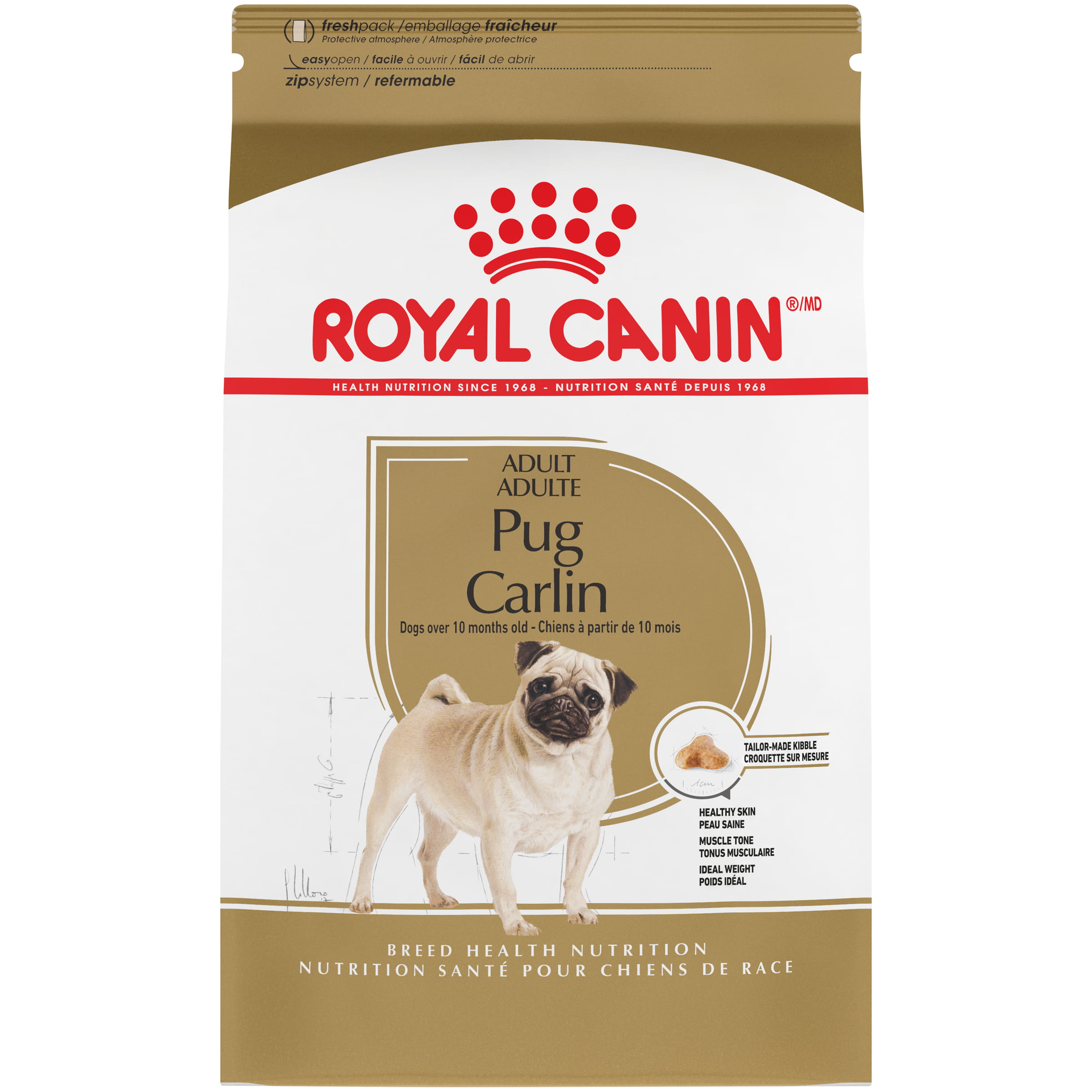 Royal Canin Breed Health Nutrition Pug Adult Dry Dog Food Shop myVCA