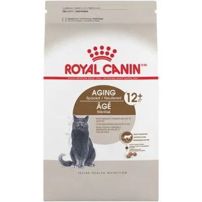 Royal Canin Feline Health Nutrition Aging Spayed/Neutered 12+ Dry