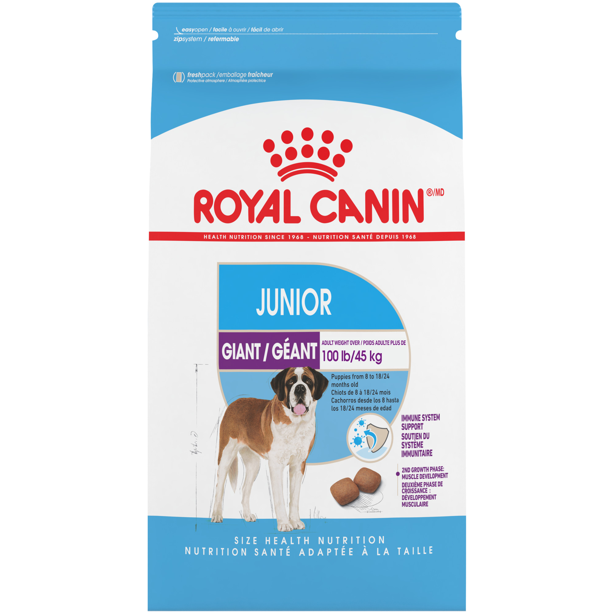 pedaal Beukende knal ROYAL CANIN® SIZE HEALTH NUTRITION™ Giant Junior Dry Dog Food | Shop myVCA