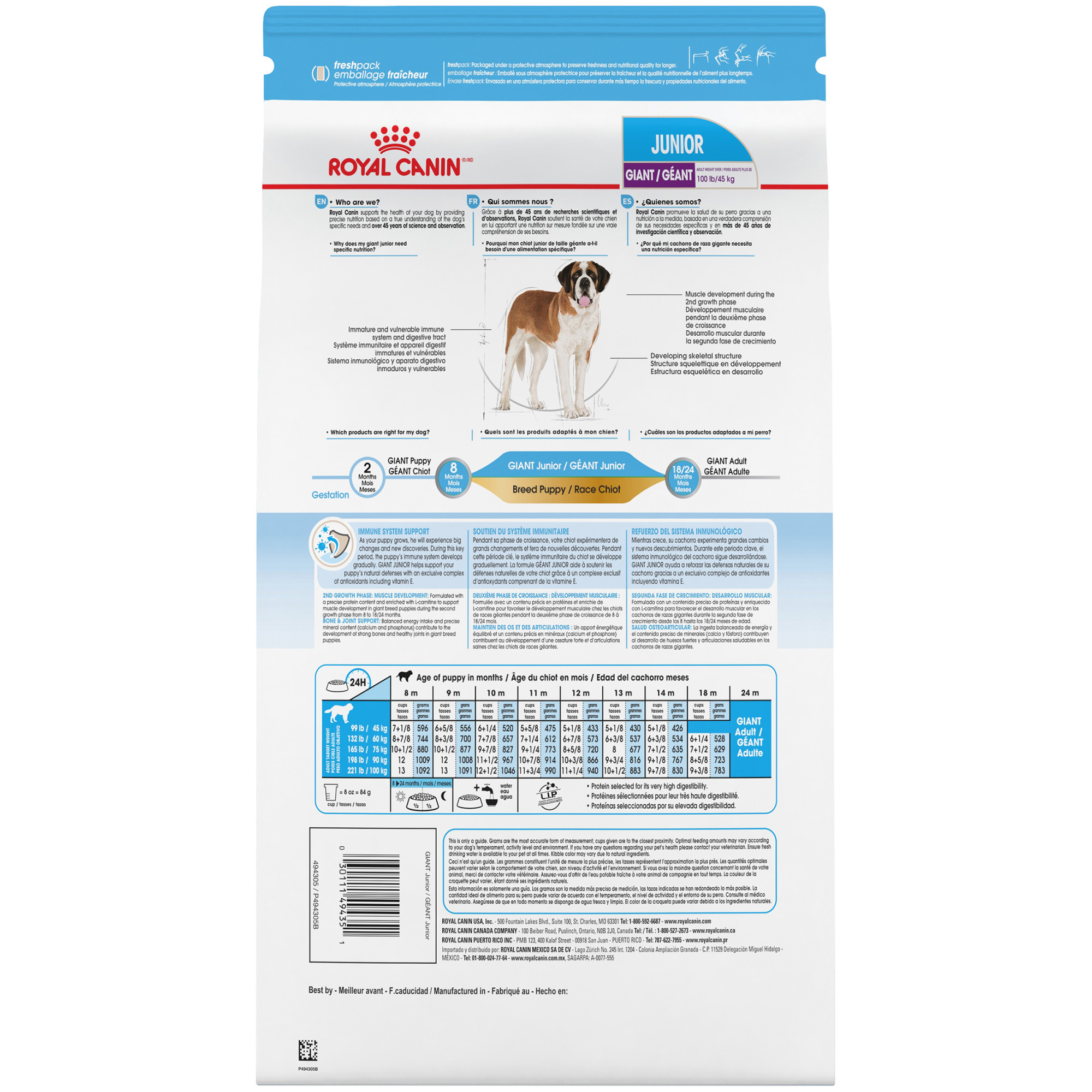 Wiegen Betreffende Liever ROYAL CANIN® SIZE HEALTH NUTRITION™ Giant Junior Dry Dog Food | Shop myVCA
