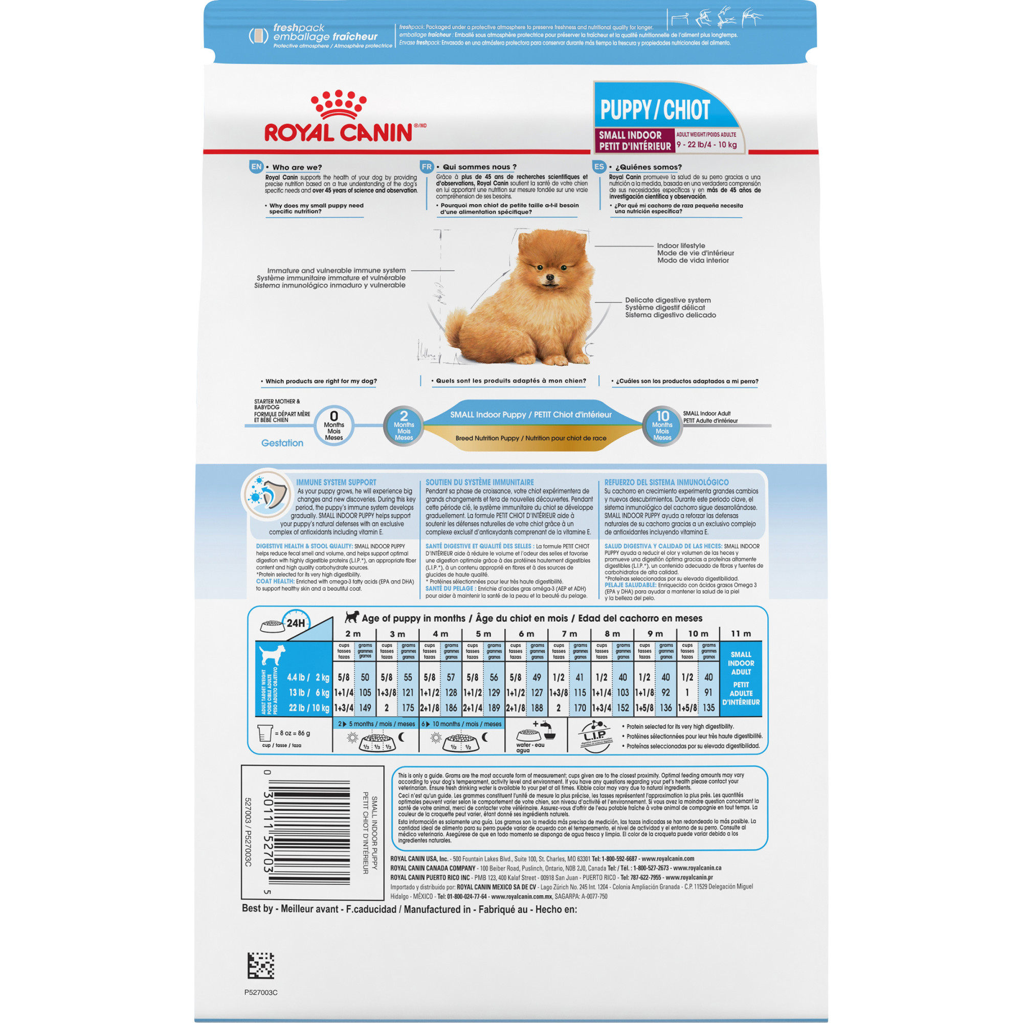Gecomprimeerd driehoek stoomboot ROYAL CANIN® SIZE HEALTH NUTRITION™ Indoor Small Puppy Dry Dog Food | Shop  myVCA