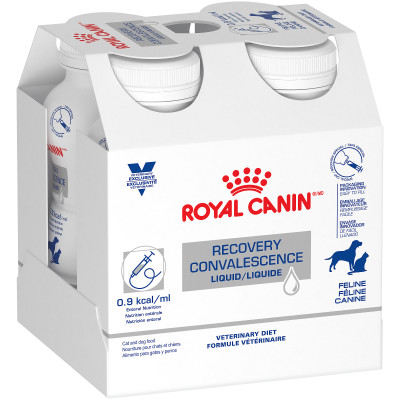 Royal Canin Veterinary Diet Canine/Feline Recovery Liquid- 4pck