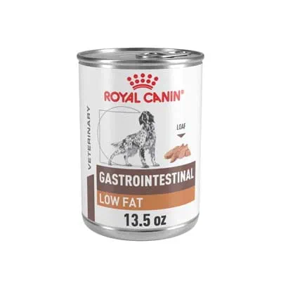 Royal Canin Veterinary Diet Adult Gastrointestinal Low Fat Dog Food Canned Wet Loaf