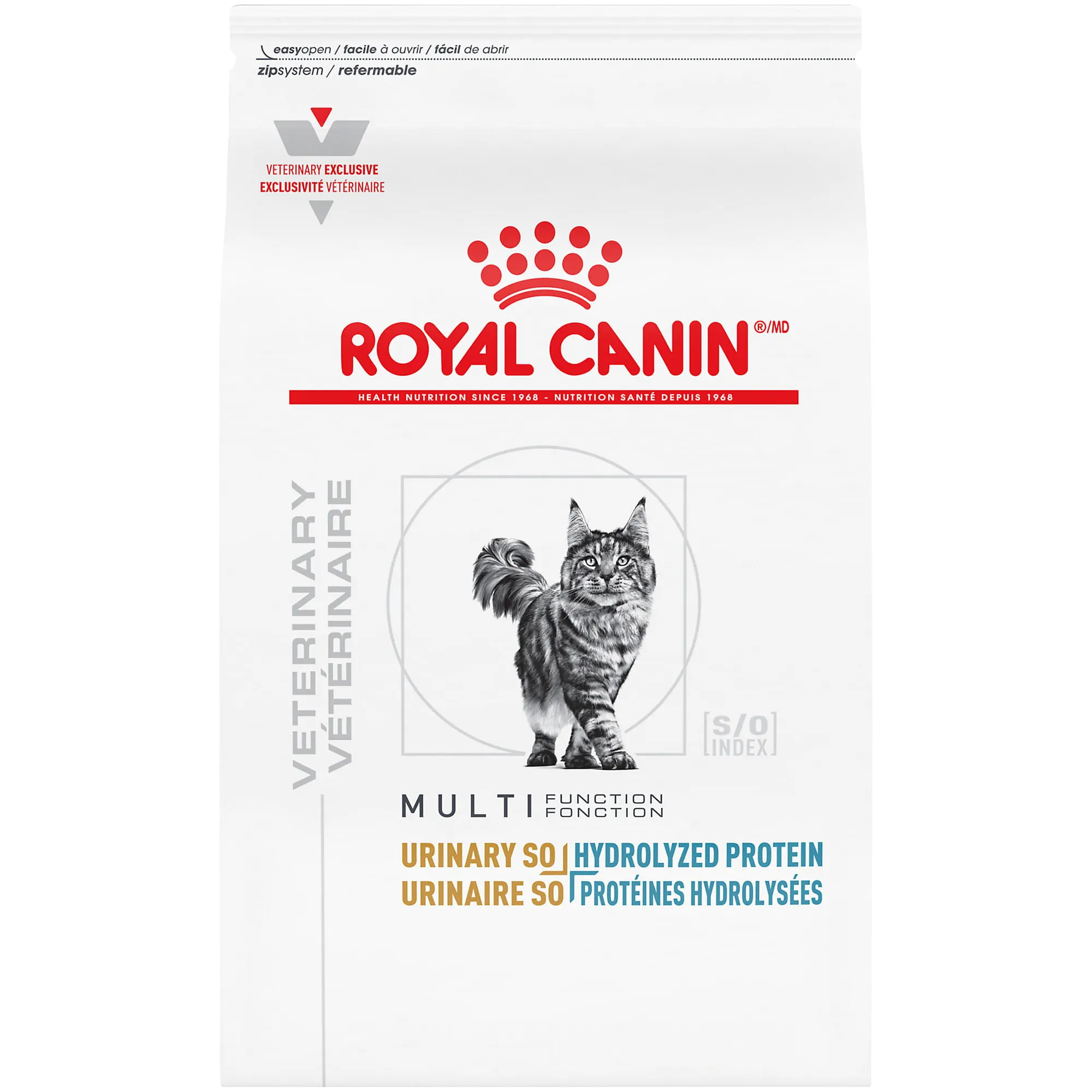 Royal Canin Veterinary Diet Adult Feline Multifunction Urinary SO +  Hydrolyzed Protein Dry Cat Food | Shop myVCA