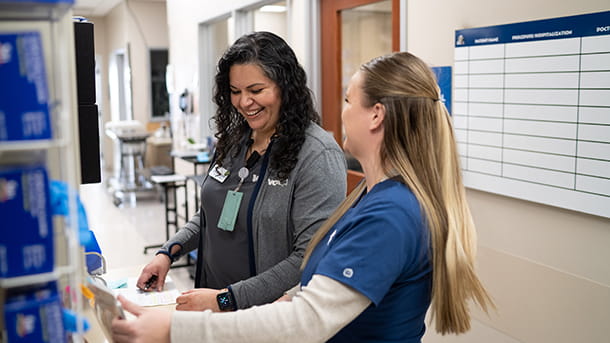 Veterinary staff at VCA Animal Specialty Group