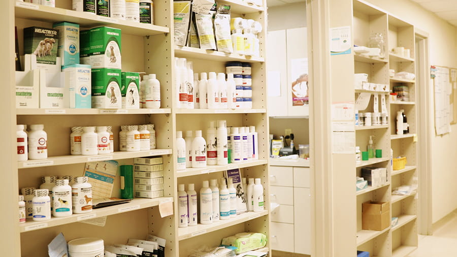 In-house pharmacy at VCA Smoketown