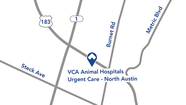 VCA Urgent Care - North Austin Parking Map