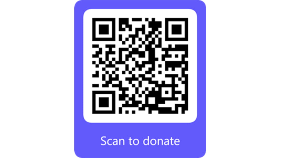 Donate to the Home for the Holidays Campaign - QR Code
