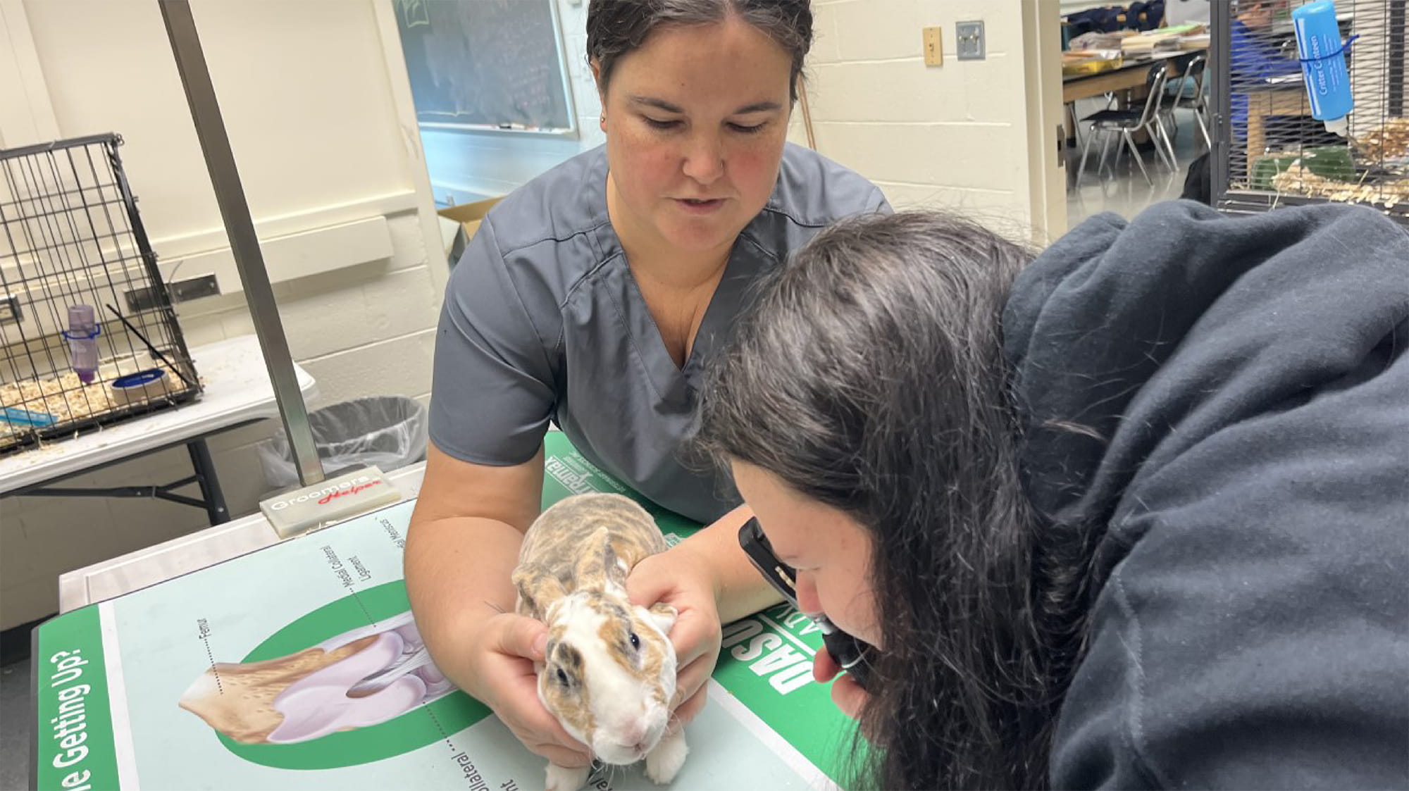 Kerrie Yost with student