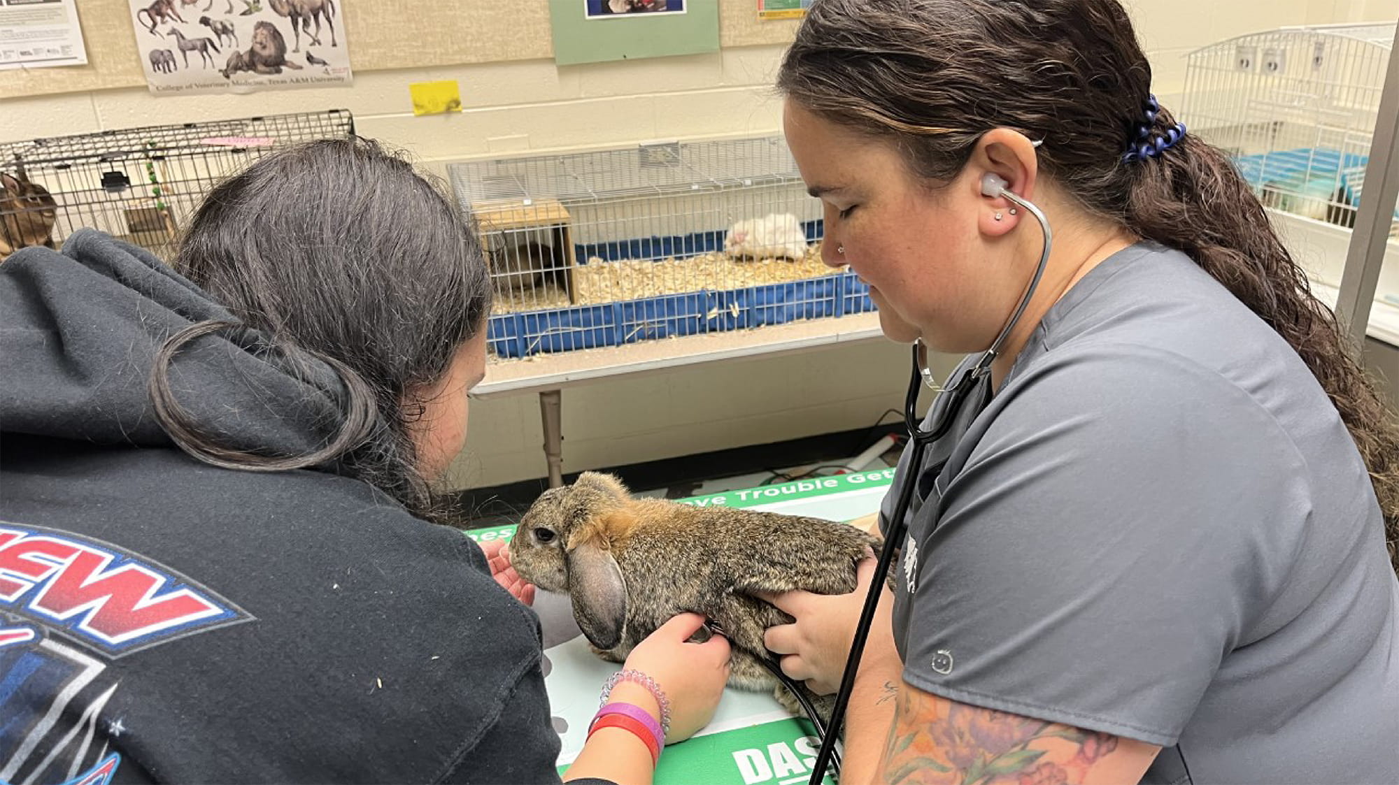 Kerrie Yost with student