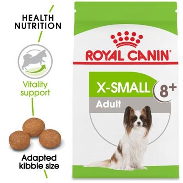 Discreet rouw verwijderen ROYAL CANIN® SIZE HEALTH NUTRITION X-Small Adult 8+ Dry Dog Food | Shop  myVCA