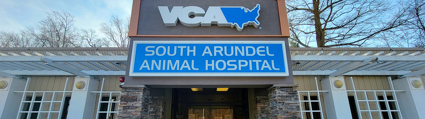 Front building exterior of VCA South Arundel Animal Hospital